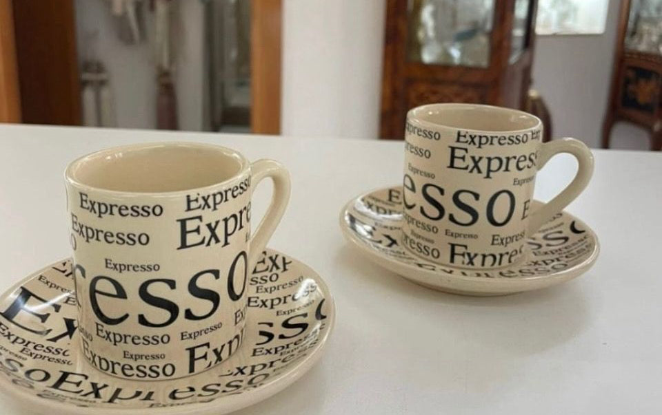 Set 2 tazze caffè
