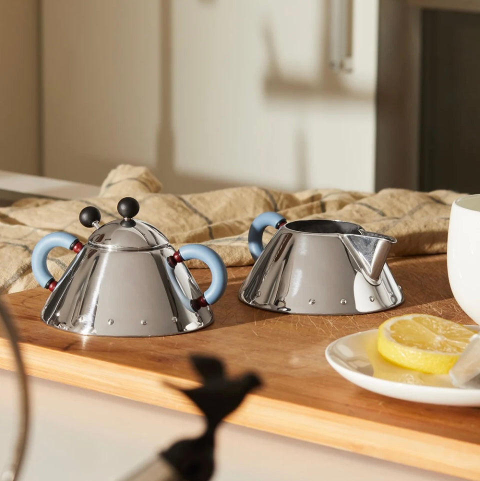 Alessi Cremiera manico Azzurro