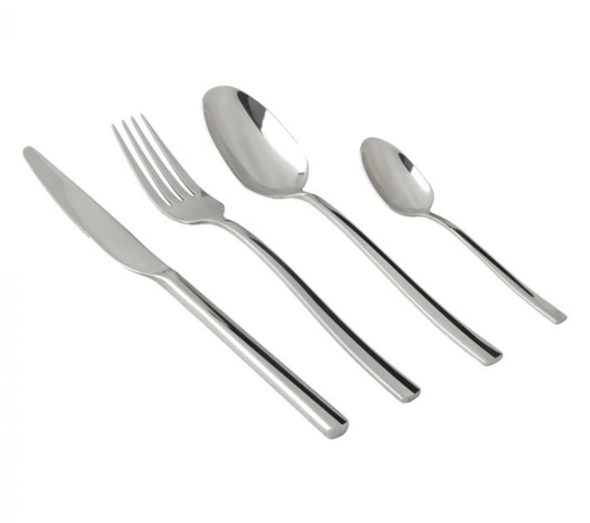 Evviva Acciaio Lucido set 24 posate in acciaio inox