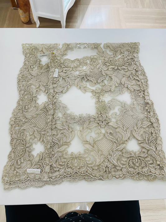 Fiori di Lena Tris Rettangolare Oro