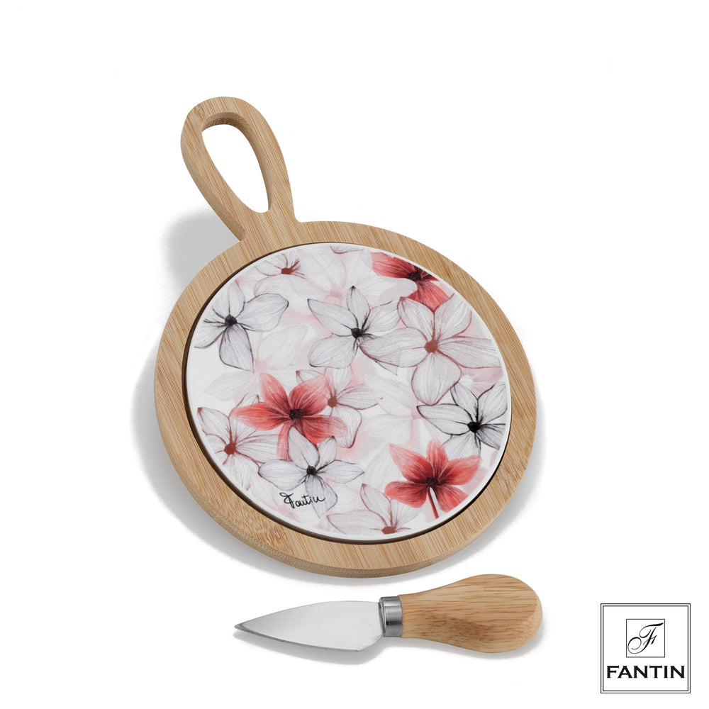 Fantin Argenti “Anemoni” set tagliere grande