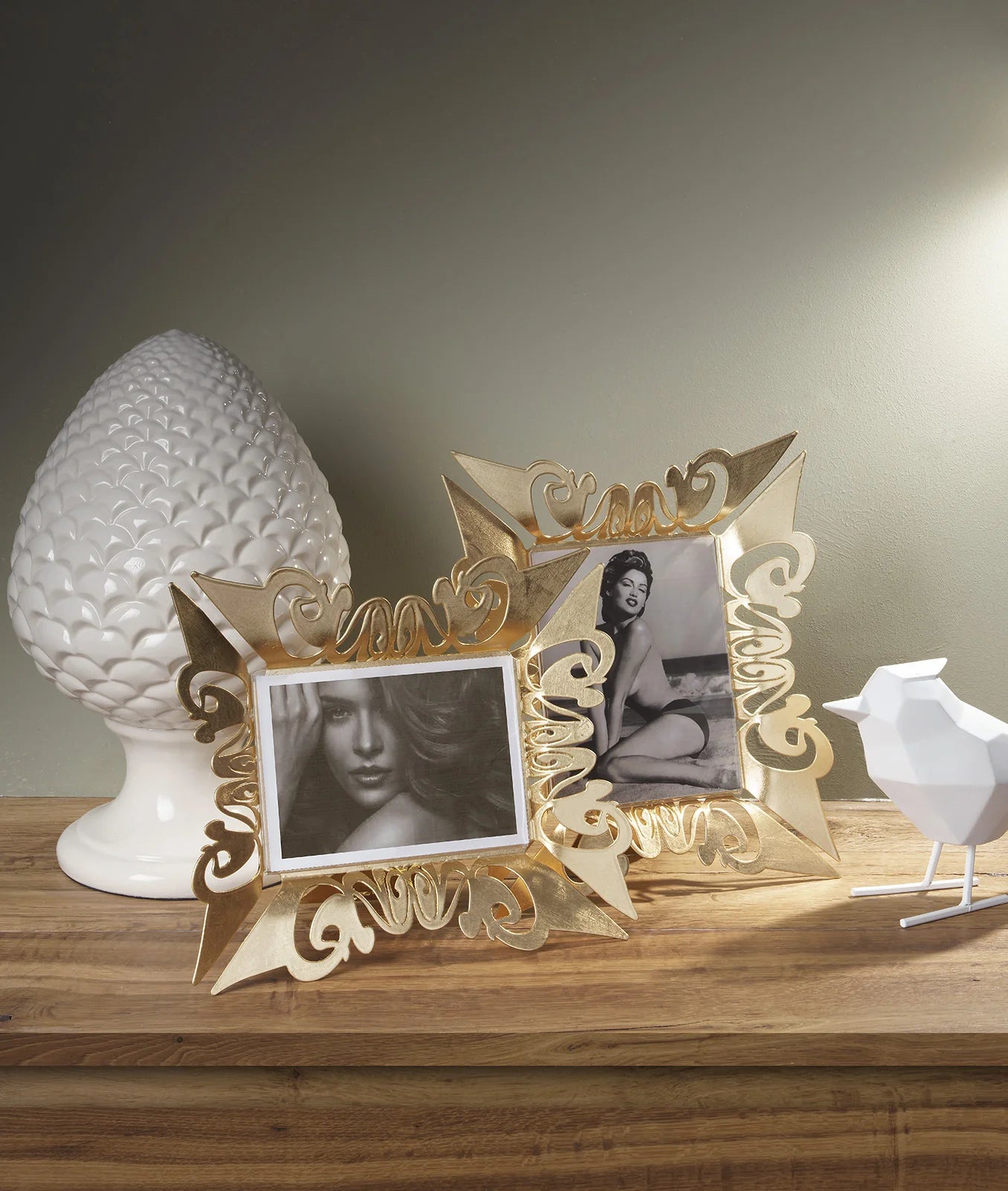Arti e Mestieri Cornice portafoto decorata verticale Vanity