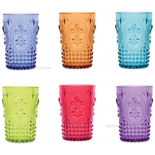 Fade "Swami" bicchieri acqua arlecchino 6 pz