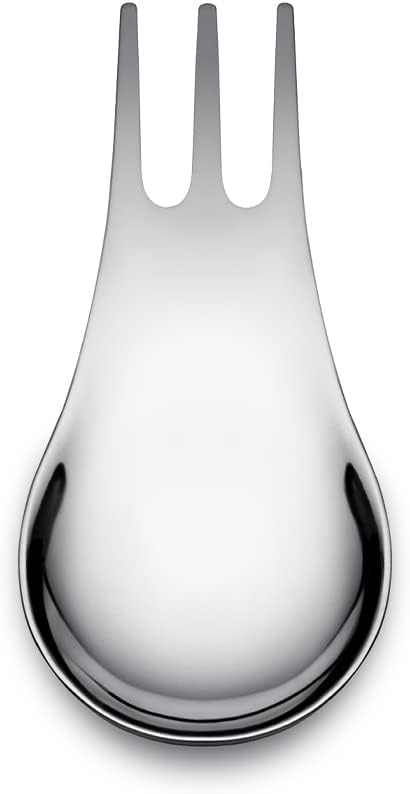 Alessi set 4 posate multiuso di design, acciaio inossidabile 18/10