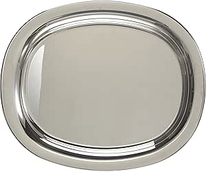 Alessi piatto da portata in acciaio inossidabile 18/10, lucido, 36 cm