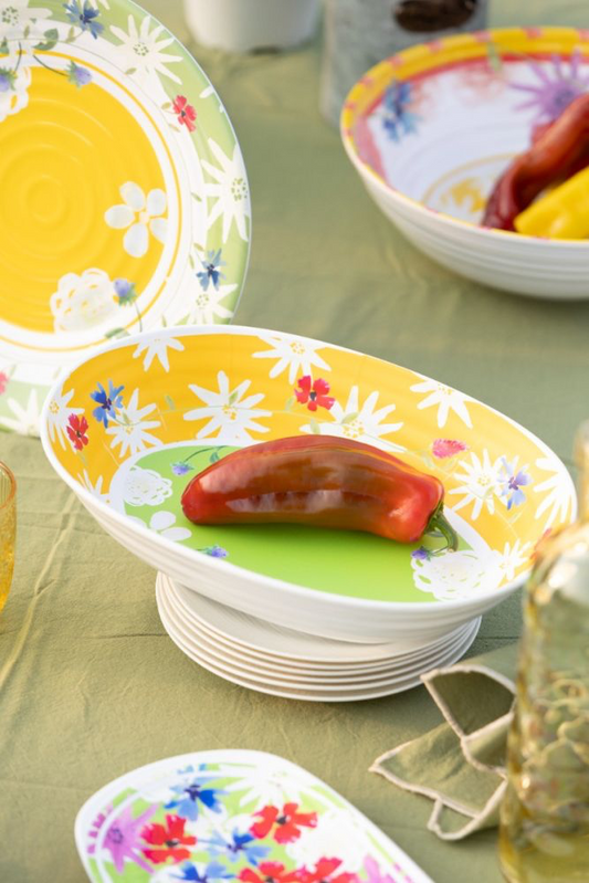 Evviva Floral CIOTOLA OVALE – RISOTTIERA 33 X 23 X H 6,8 CM