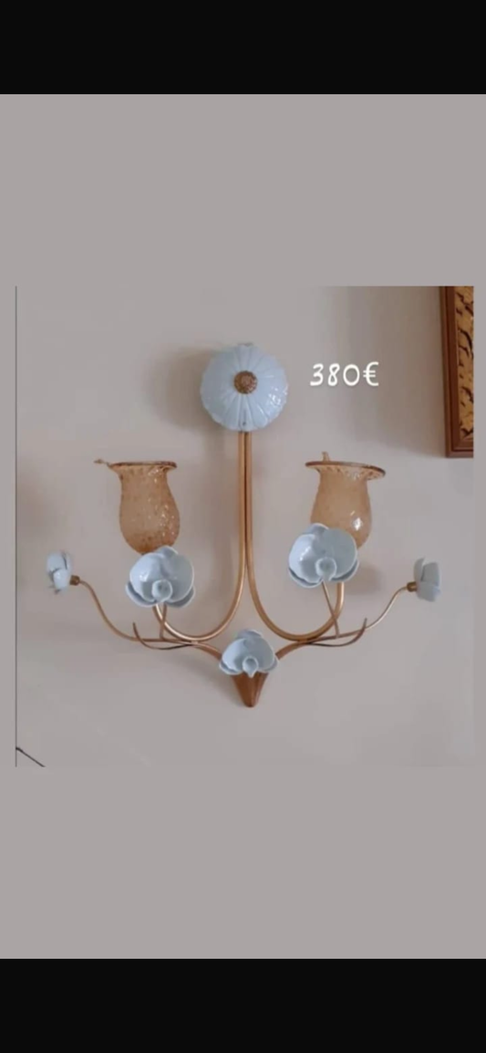 Le Porcellane applique oro/bianco