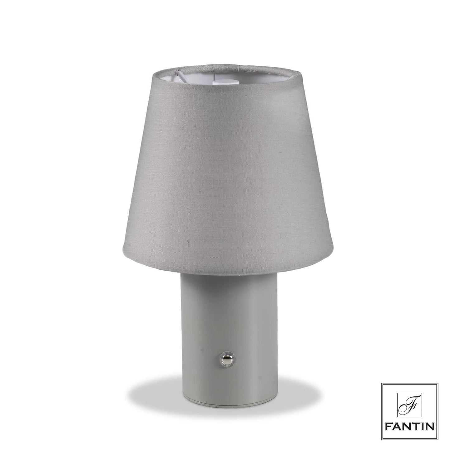 Fantin Argenti lampada led in metallo luce variabile (grigia)