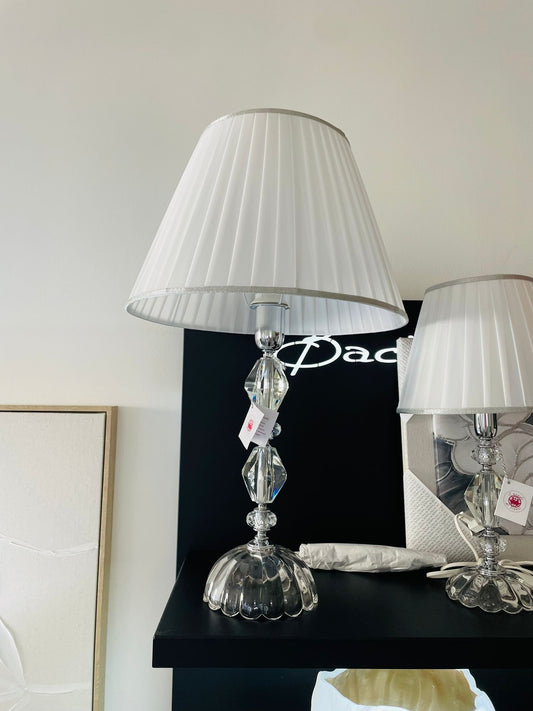 Il Mondo di Isabel Tris lumi Cristallo coppa base Cromata ( 1 Grande+ 2 Piccoli)