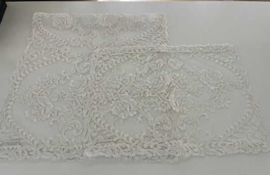 Fiori di Lena Tris bianco rettangolare