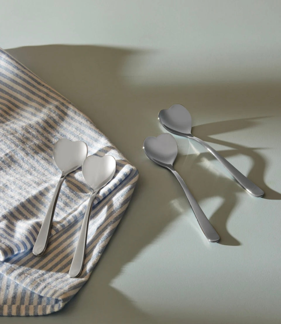 Alessi “Big Love" set 4 cucchiai caffè