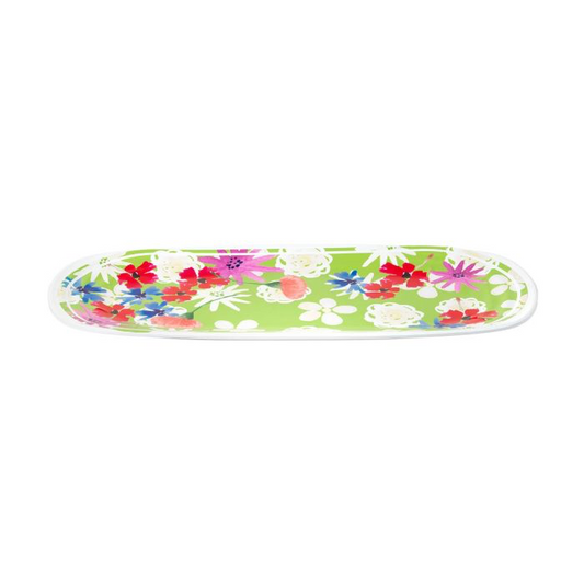 Evviva Floral PIATTO A SERVIRE OVALE 38 X 15 X H 1,6 CM
