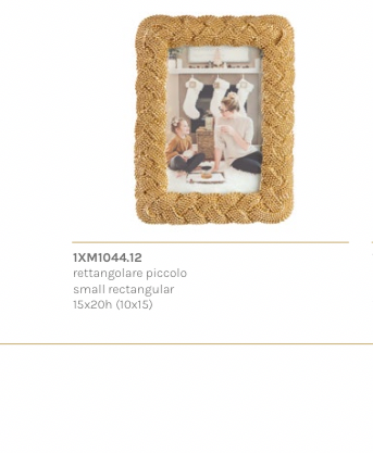 L’Oca Nera porta foto rettangolare piccolo Oro