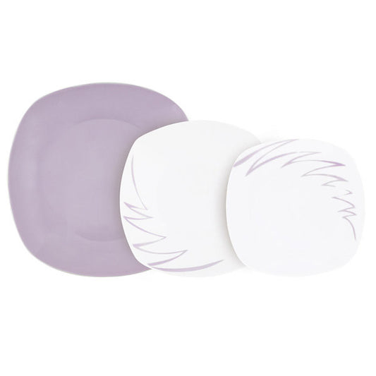 Villa Alta Chiara "Tahin Glicine" servizio tavola 18 pezzi in porcellana