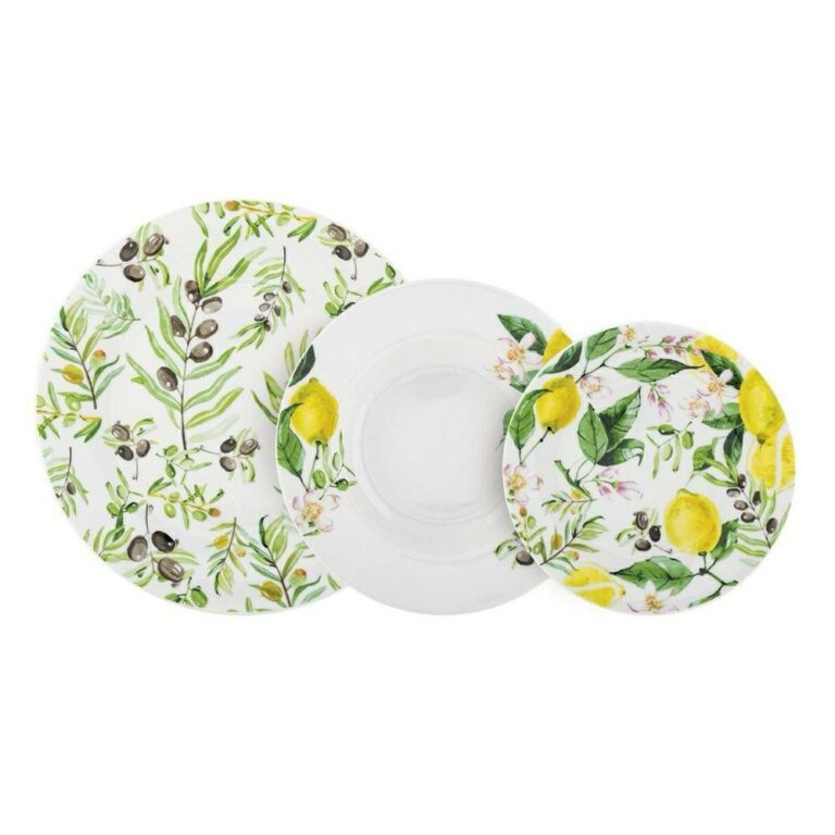 Villa Altachiara "Bergamotto" servizio tavola 18 pezzi in porcellana